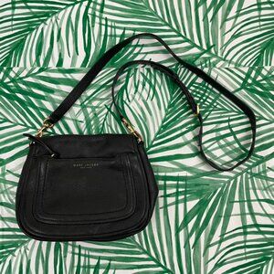 Marc Jacobs Empire City Messenger Black Leather Crossbody Bag
